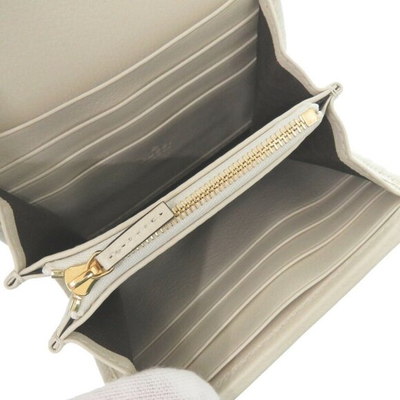 GUCCI White Leather Wallet - Picture 7 of 11